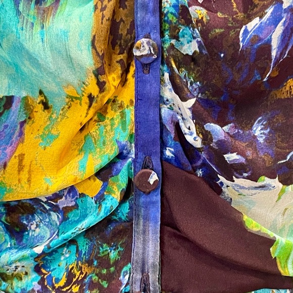 Mason by Michelle Mason Silk Floral Maxi, plum floral, 0 - Picture 12 of 14